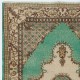 Vintage Handmade Area Rug. Traditional Wool Carpet from Turkey. ca 1970.