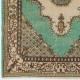 Vintage Handmade Area Rug. Traditional Wool Carpet from Turkey. ca 1970.