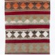 Hand-woven Vintage Anatolian Runner Kilim (Flat-weave) with Geometric Design