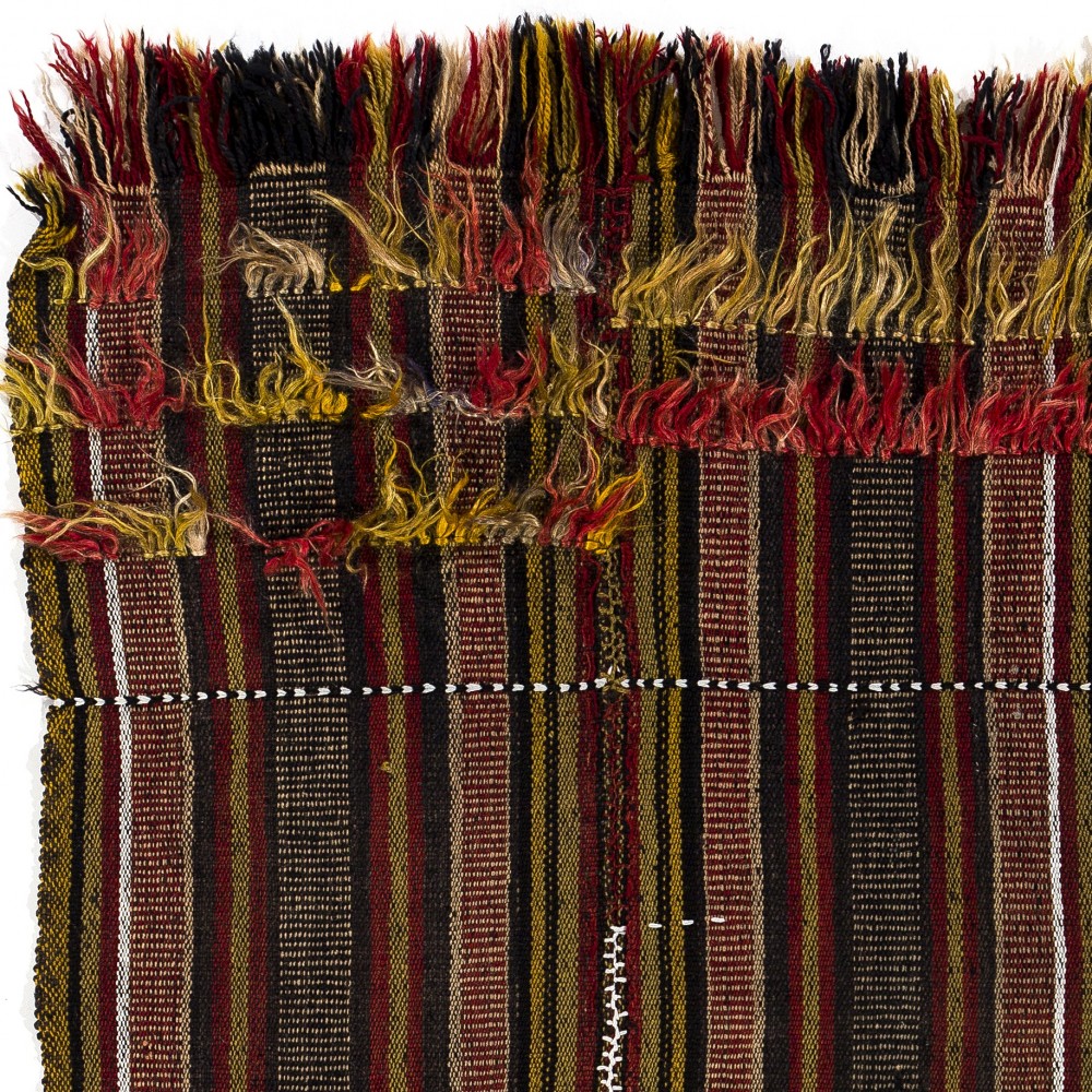 Vintage Striped Kilim, Handwoven Tribal Rug, Flatweave Wall Hanging Vintage Striped Kilim, Handwoven Tribal Rug, Flatweave Wall Hanging