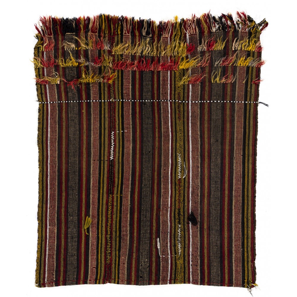 Tribal Kurdish Kilim. Flatweave Floor Covering or Wall Hanging