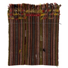 Tribal Kurdish Kilim. Flatweave Floor Covering or Wall Hanging