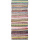 'Adjustable' Vintage Handwoven Cotton Rag Runner, Flat-Weave Kilim 'Adjustable' Vintage Handwoven Cotton Rag Runner, Flat-Weave Kilim