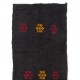 Hand-woven Vintage Anatolian Runner (Flat-weave), Natural Black Goat Wool Kilim Hand-woven Vintage Anatolian Runner (Flat-weave), Natural Black Goat Wool Kilim