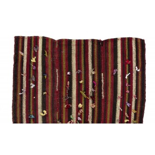 Colorful Hand-Woven Tribal Kurdish Wool Kilim. Flat-Weave Rug or Wall Hanging Colorful Hand-Woven Tribal Kurdish Wool Kilim. Flat-Weave Rug or Wall Hanging