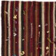 Colorful Tribal Kilim Rug, Handwoven Wool Flatweave Wall Hanging Colorful Tribal Kilim Rug, Handwoven Wool Flatweave Wall Hanging