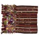 Colorful Hand-Woven Tribal Kurdish Wool Kilim. Flat-Weave Rug or Wall Hanging