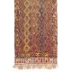 Vintage Turkish Jijim Runner, Colorful Handmade Flat-woven Rug, 100% Wool