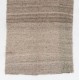 Striped Vintage Kilim Runner. 100% Natural Undyed light Brown Wool