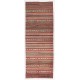 Striped Midcentury Nomadic Kilim Rug