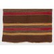 Hand-woven Vintage Central Anatolian Kilim (Flat-weave), 100% Wool Hand-woven Vintage Central Anatolian Kilim (Flat-weave), 100% Wool