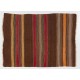 Hand-woven Vintage Central Anatolian Kilim (Flat-weave), 100% Wool Hand-woven Vintage Central Anatolian Kilim (Flat-weave), 100% Wool
