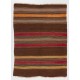 Hand-woven Vintage Central Anatolian Kilim (Flat-weave), 100% Wool