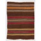 Hand-woven Vintage Central Anatolian Kilim (Flat-weave), 100% Wool Hand-woven Vintage Central Anatolian Kilim (Flat-weave), 100% Wool