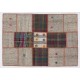 Vintage Hand-woven Turkish Patchwork Kilim Rug. Custom Options Available