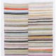 Hand-woven Vintage Central Anatolian Kilim (Flat-weave) with Striped Design, All Cotton