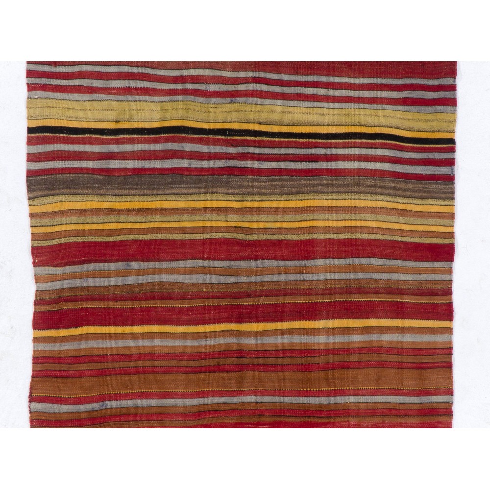 Hand-woven Vintage Central Anatolian Kilim (Flat-weave), All Wool