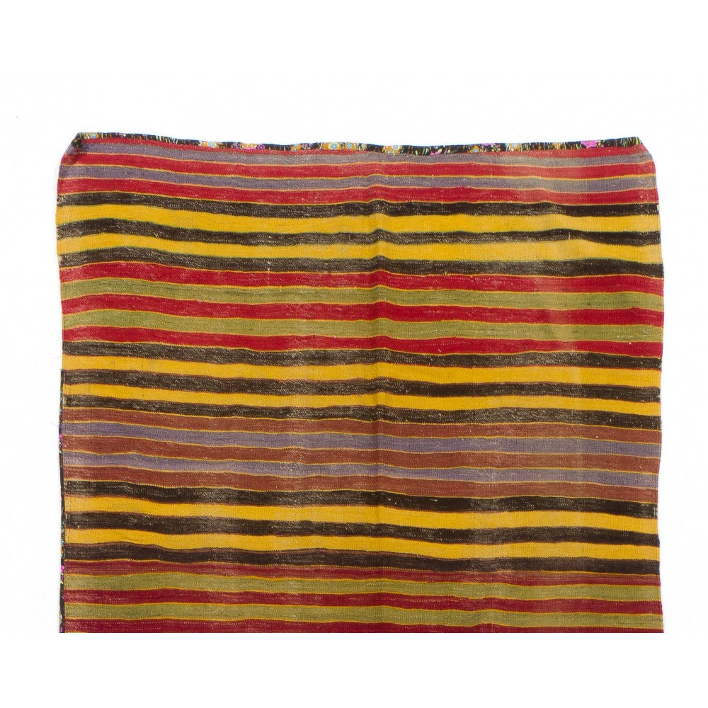 Hand-woven Vintage Central Anatolian Kilim (Flat-weave), All Wool