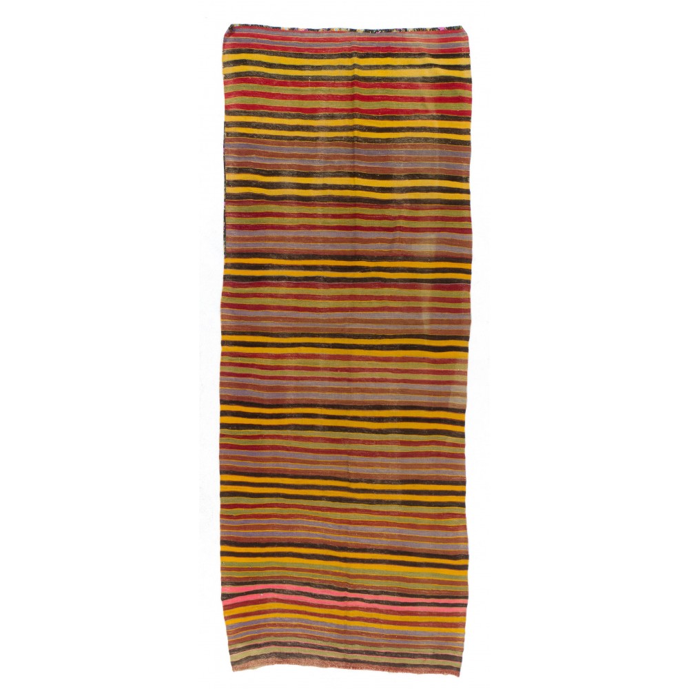 Hand-woven Vintage Central Anatolian Kilim (Flat-weave), All Wool