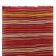 Hand-woven Vintage Central Anatolian Runner Kilim (Flat-weave), 100% Wool