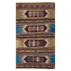 Vintage Nomadic Kilim, Flat-Woven Wool Floor Covering