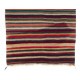 Hand-woven Vintage Turkish Kilim (Flat-weave), Striped Runner Rug, All Wool