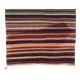 Hand-woven Vintage Turkish Kilim (Flat-weave), Striped Runner Rug, All Wool