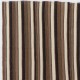 Vintage Handwoven Turkish Kilim, Banded Natural Wool Flatweave Rug in Cream and Brown