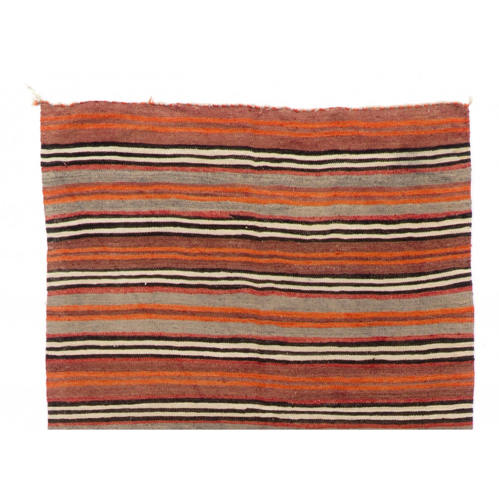 Hand-woven Vintage Central Anatolian Kilim (Flat-weave), All Wool Hand-woven Vintage Central Anatolian Kilim (Flat-weave), All Wool