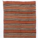 Hand-woven Vintage Central Anatolian Kilim (Flat-weave), All Wool Hand-woven Vintage Central Anatolian Kilim (Flat-weave), All Wool