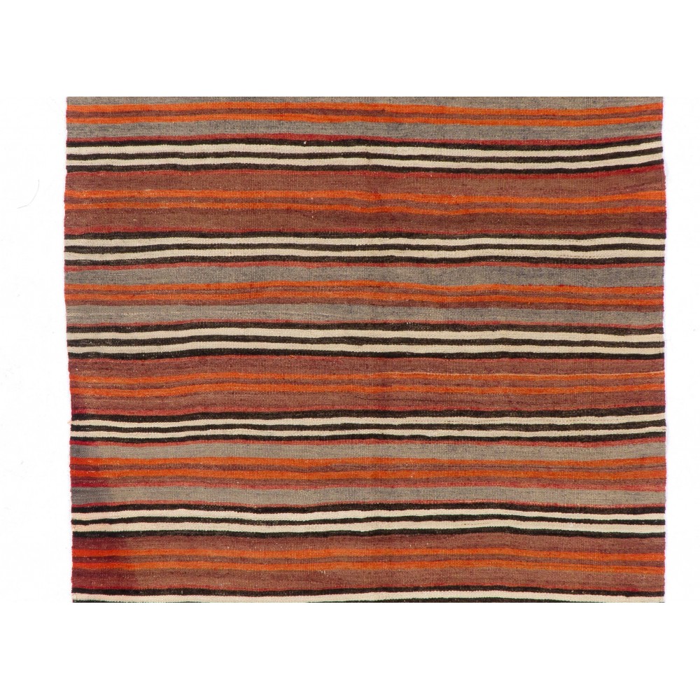 Hand-woven Vintage Central Anatolian Kilim (Flat-weave), All Wool Hand-woven Vintage Central Anatolian Kilim (Flat-weave), All Wool