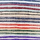Vintage Handwoven Striped Cotton Kilim, Flatweave Rag Rug for Home or Office Vintage Handwoven Striped Cotton Kilim, Flatweave Rag Rug for Home or Office