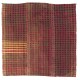 Chequered Turkish Kilim in Red and Green Colors, Handwoven Wool Rug Chequered Turkish Kilim in Red and Green Colors, Handwoven Wool Rug