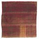 Chequered Turkish Kilim in Red and Green Colors, Handwoven Wool Rug Chequered Turkish Kilim in Red and Green Colors, Handwoven Wool Rug