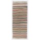 Hand-woven Vintage Striped Anatolian Runner Kilim (Flat-weave). %100 Wool. Reversible