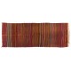 Hand-woven Vintage Banded Turkish Kilim (Flat-weave) with Striped Design, All Wool
