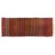 Hand-woven Vintage Banded Turkish Kilim (Flat-weave) with Striped Design, All Wool Hand-woven Vintage Banded Turkish Kilim (Flat-weave) with Striped Design, All Wool