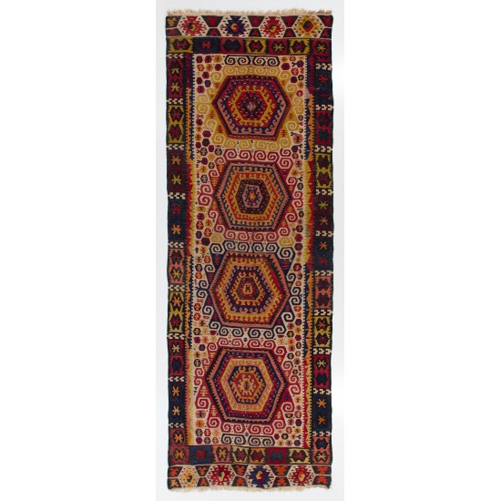 Antique Central Anatolian Kilim, Flat-Weave Rug Antique Central Anatolian Kilim, Flat-Weave Rug