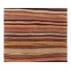 Vintage Handmade Turkish Kilim, Colorful Striped Flatweave Rug, 100% Wool Vintage Handmade Turkish Kilim, Colorful Striped Flatweave Rug, 100% Wool