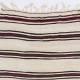 Hand-woven Vintage Striped Anatolian Runner Kilim (Flat-weave). %100 Wool. Reversible