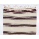 Hand-woven Vintage Striped Anatolian Runner Kilim (Flat-weave). %100 Wool. Reversible