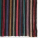 Vintage Handwoven Anatolian Kilim, Colorful Striped Flatweave Rug, 100% Wool