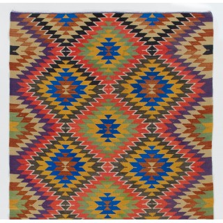 Vintage Nomadic Turkish Kilim