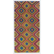 Vintage Nomadic Turkish Kilim