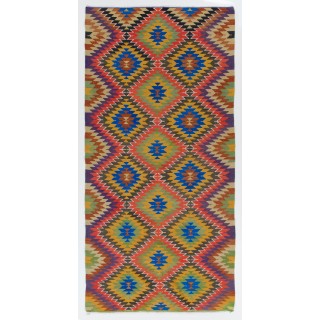 Vintage Nomadic Turkish Kilim