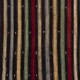 Vintage Handwoven Turkish Kilim, Striped Flatweave Rug, 100% Wool