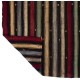 Banded Vintage Turkish Kilim Rug
