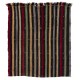 Banded Vintage Turkish Kilim Rug