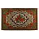 Vintage Bessarabian Kilim, Floral Handwoven Wool Rug from Moldova