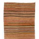 Hand-woven Vintage Central Anatolian Kilim (Flat-weave), 100% Wool